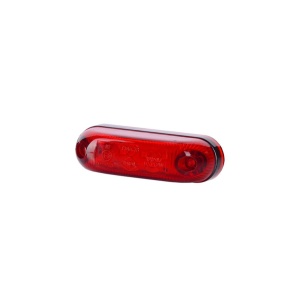 Lampă gabarit, Horpol, cu formă ovală, tehnologie LED, culoare-roșu, alimentare 12/24V