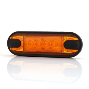 Lampă marcaj Amber Horpol 12/24V Slim