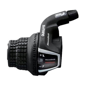 Maneta schimbator stanga 3 viteze Shimano ASLRS35LSBP, SIS revo, 1800 mm, negru