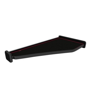 Masa bord, F-CORE, pentru MERCEDES ACTROS MP4 / MP5, 2011+, Negru/ Rosu