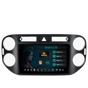 Navigatie 2K HUB64 Volkswagen Tiguan (2008-2010), 4GB RAM, Android 13, Octacore, Slot Sim 4G, DSP, GPS, Wi-FI, Carplay, Android Auto, USB, Bluetooth, Waze, Touchscreen, 9.5 Inch