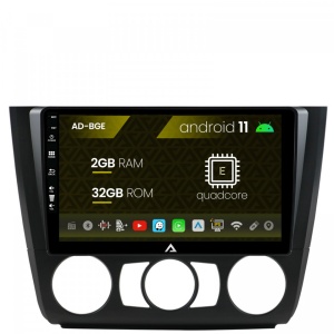 Navigatie BMW Seria 1 E87 (2007-2011), Clima Manuala, Android 11, E-Quadcore , 2GB RAM , 32GB ROM, 9 Inch - AD-BGE9002,AD-BGRKIT398 - Img 1