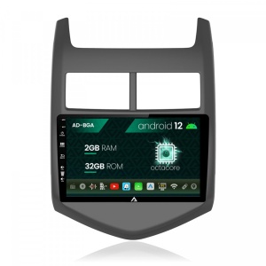 Navigatie Chevrolet Aveo 2 (2010-2015), Android 12, A-Octacore , 2GB RAM , 32GB ROM, 9 Inch - AD-BGA9002,AD-BGRKIT239