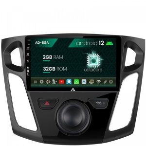 Navigatie Ford Focus 3 (2011-2019), Android 12, A-Octacore , 2GB RAM , 32GB ROM, 9 Inch - AD-BGA9002,AD-BGRKIT115
