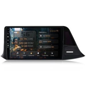 Navigatie HUB64 Toyota CHR (2016-2020), 6GB RAM, Android 13, Octacore, Slot Sim 4G, DSP, GPS, Wi-FI, Carplay, Android Auto, USB, Bluetooth, Waze, Touchscreen, 9'' Inch