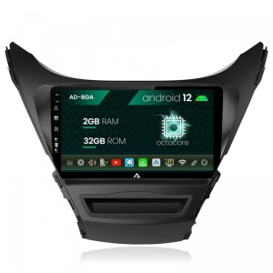 Navigatie Hyundai Elantra (2012-2014), Android 12, A-Octacore , 2GB RAM , 32GB ROM, 9Inch - AD-BGA9002,AD-BGRKIT177