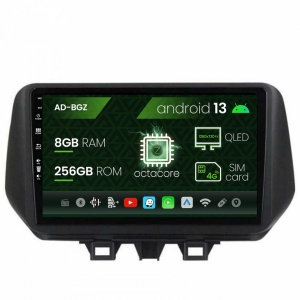 Navigatie Hyundai Tucson (2018-2020), Android 13, Z-Octacore , 8GB RAM , 256GB ROM, 9 Inch - AD-BGZ9008,AD-BGRKIT204