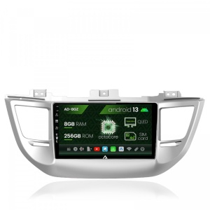 Navigatie Hyundai Tucson 3 (2015-2018), Android 13, Z-Octacore , 8GB RAM , 256GB ROM, 9 Inch - AD-BGZ9008,AD-BGRKIT176