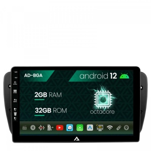 Navigatie Seat Ibiza (2009-2013), Android 12, A-Octacore , 2GB RAM , 32GB ROM, 9 Inch - AD-BGA9002,AD-BGRKIT049