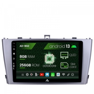 Navigatie Toyota Avensis (2008-2015), Android 13, Z-Octacore , 8GB RAM , 256GB ROM, 9 Inch - AD-BGZ9008,AD-BGRKIT093