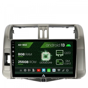 Navigatie Toyota Land Cruiser , Prado (2009-2016), Android 13, Z-Octacore , 8GB RAM , 256GB ROM, 9 Inch - AD-BGZ9008,AD-BGRKIT070