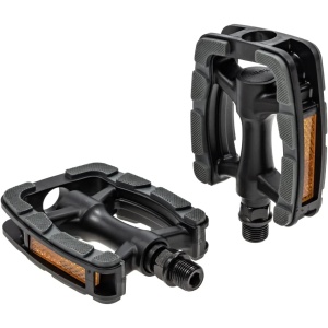 Pedale Marwi SP-822 PP, set, stanga-dreapta, reflectorizante, negru