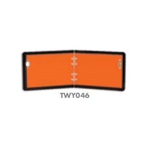 Placa pliabila ADR, HICO TWY046, 300 x 120 mm, din aluminiu, vertical, portocaliu, negru