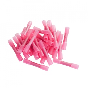 Set 100 mansoane termocontractabile de lipit rosii 4mm