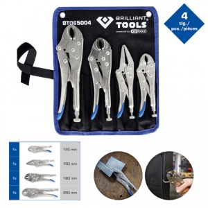 SET CLESTI AUTOBLOCANTI, 4 PCS - BRILLIANT TOOLS - BT065004