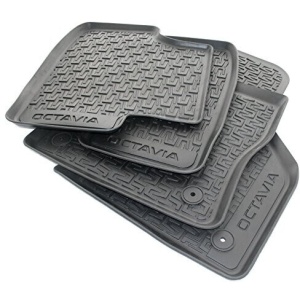 Set covorașe auto cauciuc originale OE Skoda Octavia 3 (2013–2020)