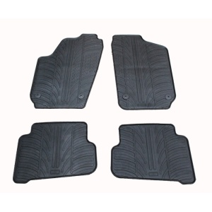 Set covorase auto din cauciuc Vw Polo (6R) 06.2009-09.2017, Negru, Gledring, 4 buc. (GL0065)