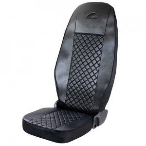 Set huse scaun UMBRELLA pentru VOLVO EURO 5 ECO LEATHER BLACK