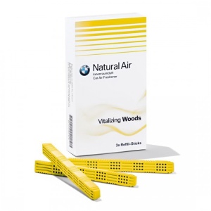 Set rezerve odorizant auto original BMW Natural Air, 3 buc aroma Vitalizing Woods