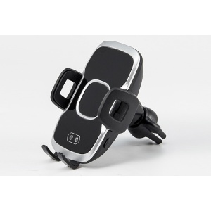 Suport Telefon Auto Smart Cu Incarcare Wireless Fast Charge Si Fixare In Grila De Ventilatie