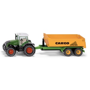 Tractor Fendt 936 cu remorcă cargo la scara 1:50