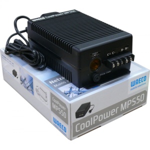 Transformator Waeco MPS-50 pentru conectarea echipamentelor de 12 / 24 volți la 110 până la 240 V