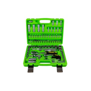 Trusa De Tubulare Hexagonale Cu 94 Piese Cu Clicheti 1/2 Si 1/4