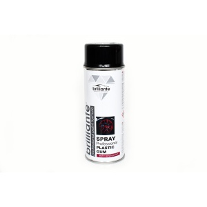 Vopsea Spray Cauciucata (Negru) 400Ml Brilliante