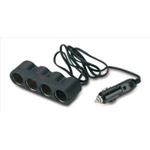 30071Bt Priza Bricheta Cvadrupla Cu Cablu Extensibil 12/24V Bottari