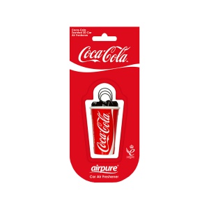 AIRPURE Odorizant auto, sticlă 3D, Coca-Cola original