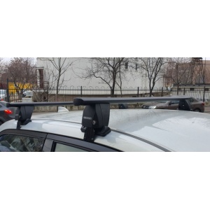 Bare transversale Menabo Delta Black pentru Dacia Logan, 4 usi, model 2004-2012, cu plafon normal - Img 13
