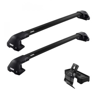 Bare transversale Thule WingBar Edge Clamp Black dedicate pentru Peugeot 107, 5 usi, model 2005-2014 cu plafon normal