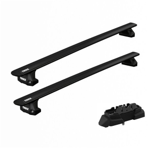 Bare transversale Thule WingBar Evo Black dedicate pentru BMW Serie 3 (G20), 4 usi, model 2019+ cu puncte fixe