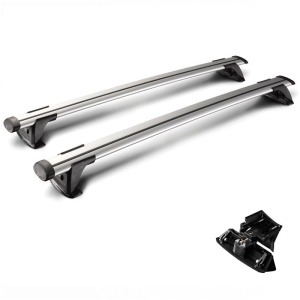 Bare transversale Yakima ThruBar Silver dedicate pentru Volkswagen Passat Mk6 2005-2010