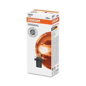 Bec Bord B8.5D Soclu Negru 12V 1.2W - Osram