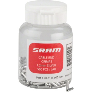 Capat Terminatie Cablu Sram, Pt Schimbator, Diametru 1.2mm, 1 Buc, Argintiu