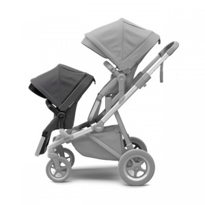 Carucior Thule Sleek pentru 2 copii Shadow Grey