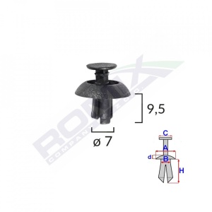 Clema Fixare Bara Protectie Pentru Toyota Lexus Set 10 Buc