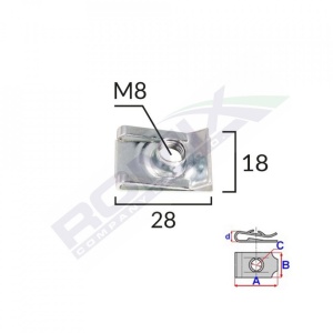 Clema motocicleta pentru bmw set 10 buc
