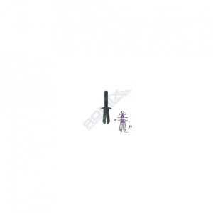 Clips Fixare Renault Dacia Mercedes - Negru Set 10 Buc