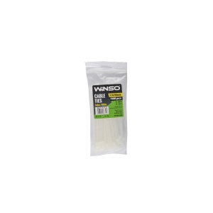 Coliere plastic 3,6x150 Alb - Set 100 buc
