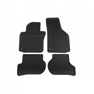 Covorașe negru, compatibil cu VW Golf V 09/2003-2008, Jetta 07/2005-12/2010, Golf VI 2008-10/2012, Scirocco 09/2008 - Petex, cauciuc, set 4 buc.