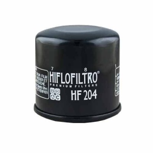 Filtru Ulei Hiflofiltro HF204 - Honda CB600, CBR600/900/1000, VT750, VFR800/1200, ST1300, GL1800; Kawasaki ZX600/1000/1200, Z750/1000; Yamaha FZ6,