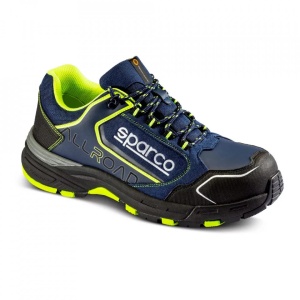 Incaltaminte de protectie curse SPARCO ALLROAD Line Sochi - Nailon/microfibra ,Galben / Albastru Navy , marime: 41