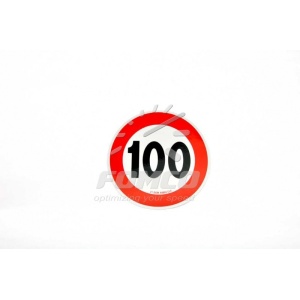 Indicator auto reflectorizant limitare viteză 100km
