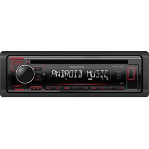 Kenwood Kdc-120Ur Radio Cd/Usb, Rosu