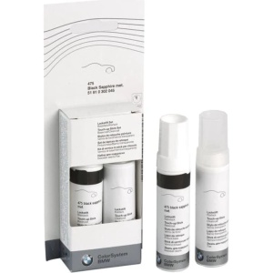 Kit retus vopsea original BMW, culoare negru black sapphire metallic 475, 2 x 12ml
