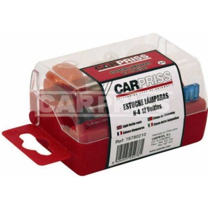 Kit rezerva becuri Carpriss H4 12V 60/55W P43t