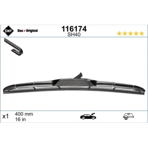 Lamela stergator SWF Wiper Hybrid LHD 400 mm