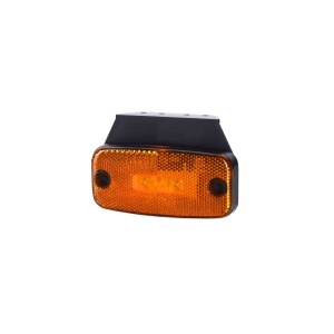Lampă gabarit, Horpol, ovală, LED portocaliu, cablu 0.5m, alimentare 12/24V
